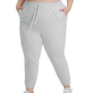 FABELTICS Light Grey Heather Justin Sweatpant Cozy Fleece Jogger Pants Size 1X
